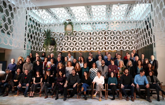 The Gaudí award nominees photographed at Ruscalleda's Blanc restaurant on January 11 2018 (by Pau Cortina)